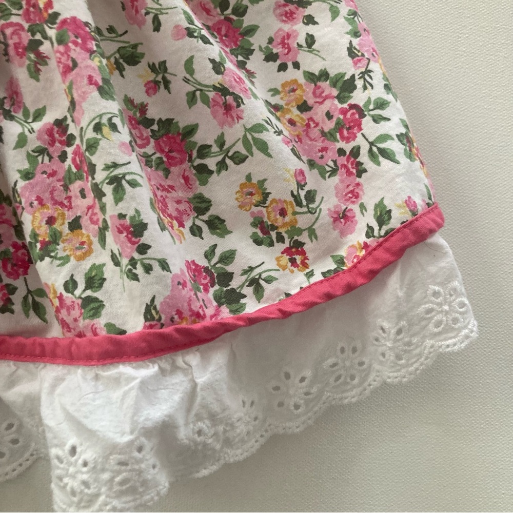 Ricrac & Ruffles Girls 8 Pink Ruffle Tunic Spring Summer - Picture 3 of 11